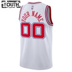 Houston Rockets Trikot Benutzerdefinierte Nike 2023-24 City Edition Weiß Swingman - Kinder